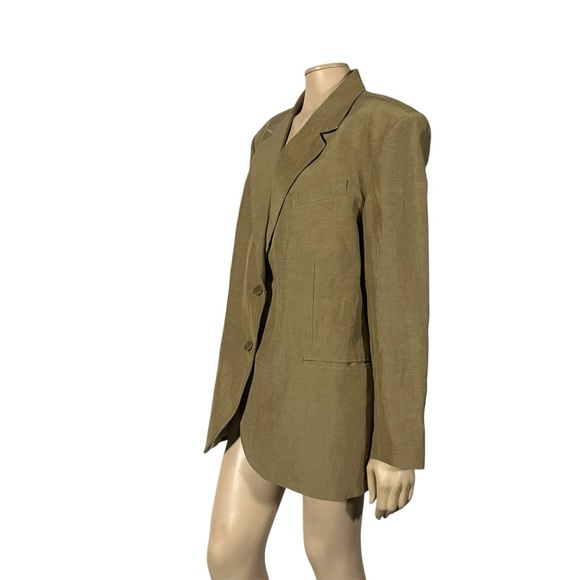 NWT Sandro Tan Oversized Blazer Jacket - Picture 8 of 16